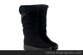 莆田品牌鞋獨具匠心 莫蕾蔻蕾系列中通反毛皮醇厚底內里加毛女款單靴、棉靴深度解析